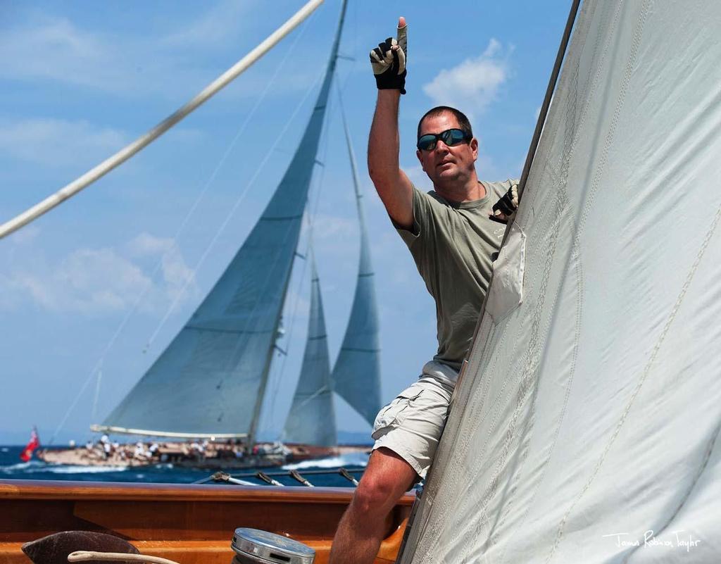 Argentario Sailing Week 2014 - Shamrock and Cambria training ©  James Robinson Taylor